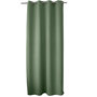 Voir la diapositive 1 : TOILINUX Rideau occultant Basic à 8 œillets - 140 x 240 cm - Vert Argile