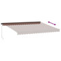 Voir la diapositive 5 : VIDAXL Auvent manuel retractable marron 450x350 cm
