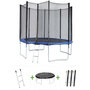 Voir la diapositive 1 : Habitat et Jardin Trampoline  Joycy  - Ø 4,27 m - Avec Filet + échelle + couverture + kit d'ancrage