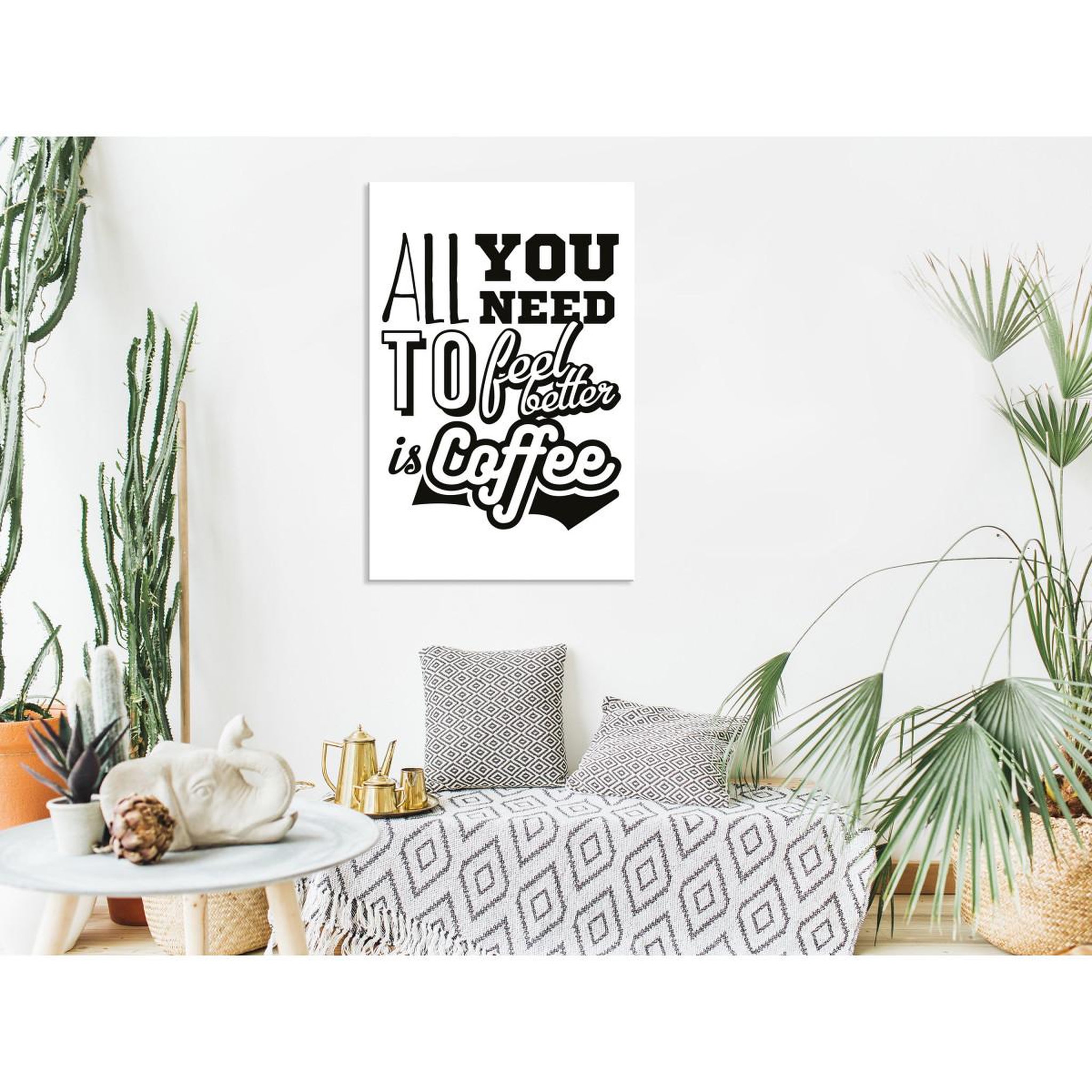 Voir la diapositive 2 : Paris Prix Tableau  all you need to feel better is coffee