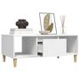 Voir la diapositive 5 : VIDAXL Table basse Blanc 90x50x36,5 cm Bois d'ingenierie