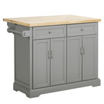 SOBUY SoBuy - Îlot De Cuisine à deux tiroirs - Classique - FKW71. Coloris disponibles : Noir