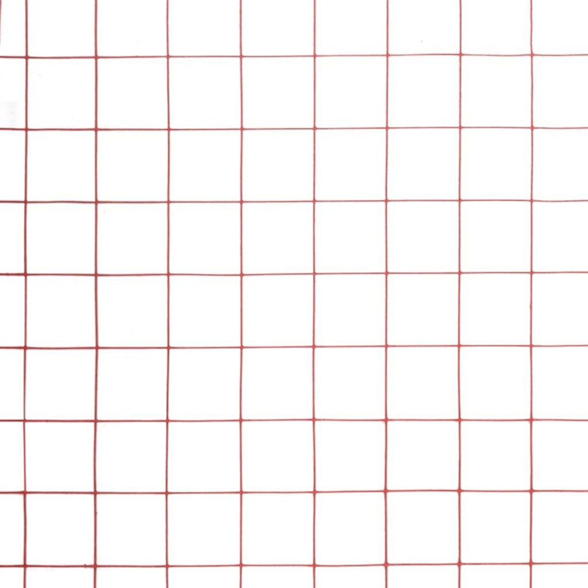 VIDAXL Grillage Acier avec revetement en PVC 10x0,5 m Rouge