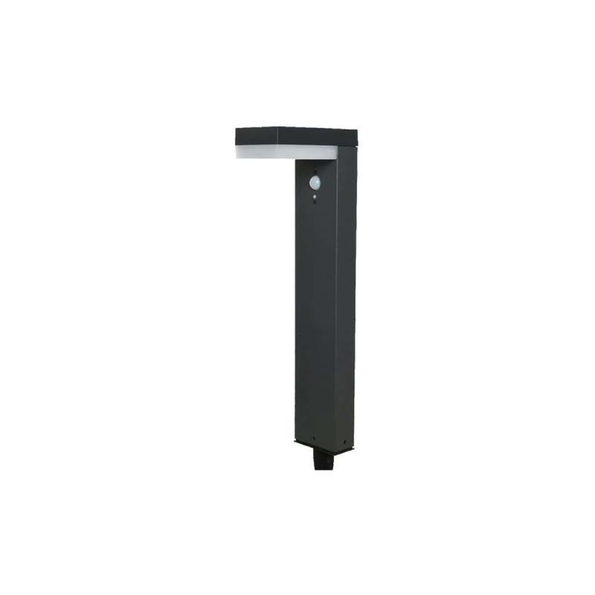 ESPACE-BRICOLAGE Lampe solaire led sur pied avec capteur 9w 600 lumens 16,5x10x70cm