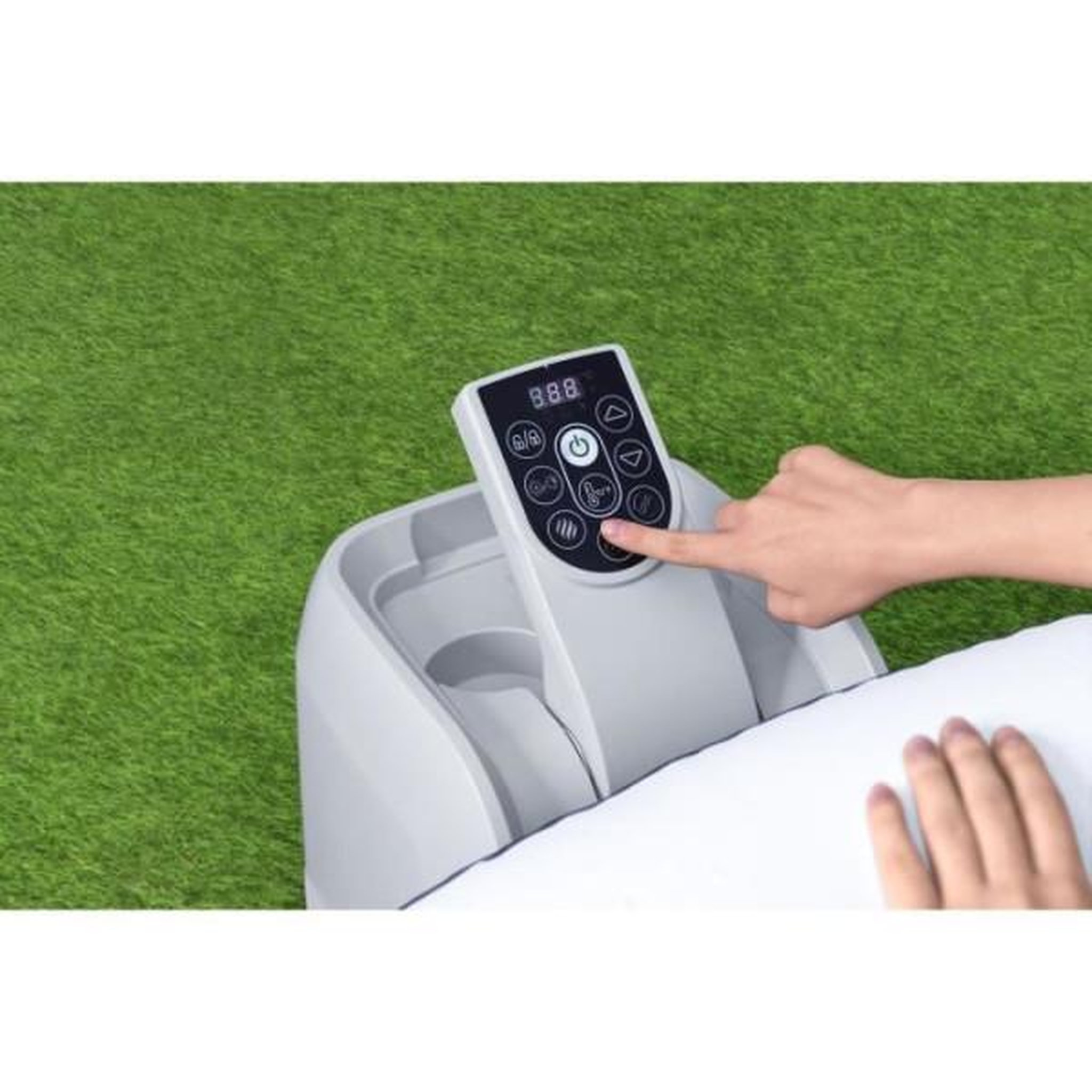 Voir la diapositive 4 : BESTWAY Spa gonflable BESTWAY - Lay-Z-Spa Miami - 120 airjets - 180 x 66 cm - 2 a 4 places - Rond (couverture, cartouche, diffuseur)