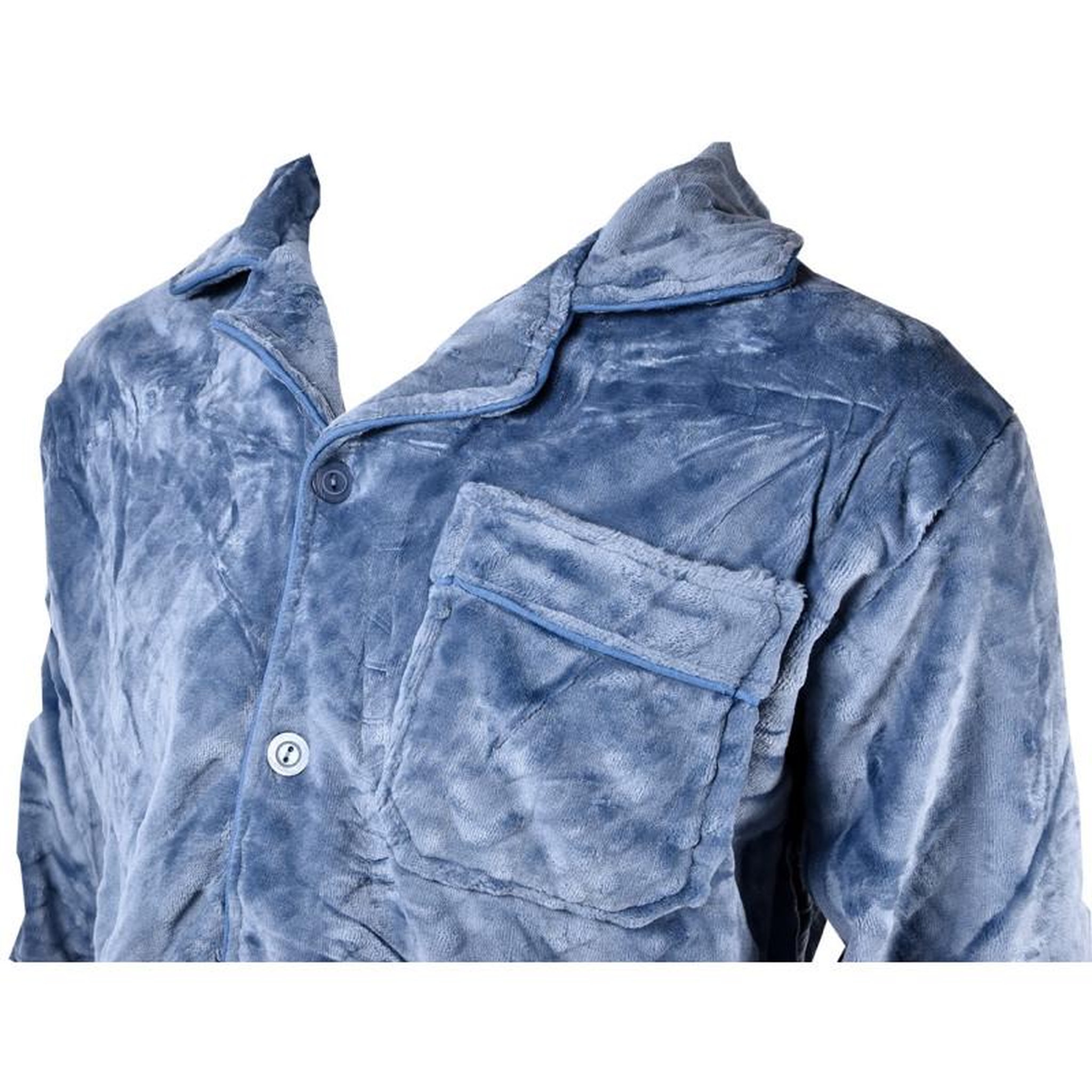 Voir la diapositive 3 : OZABI Pyjama Homme POLAIRE ECO