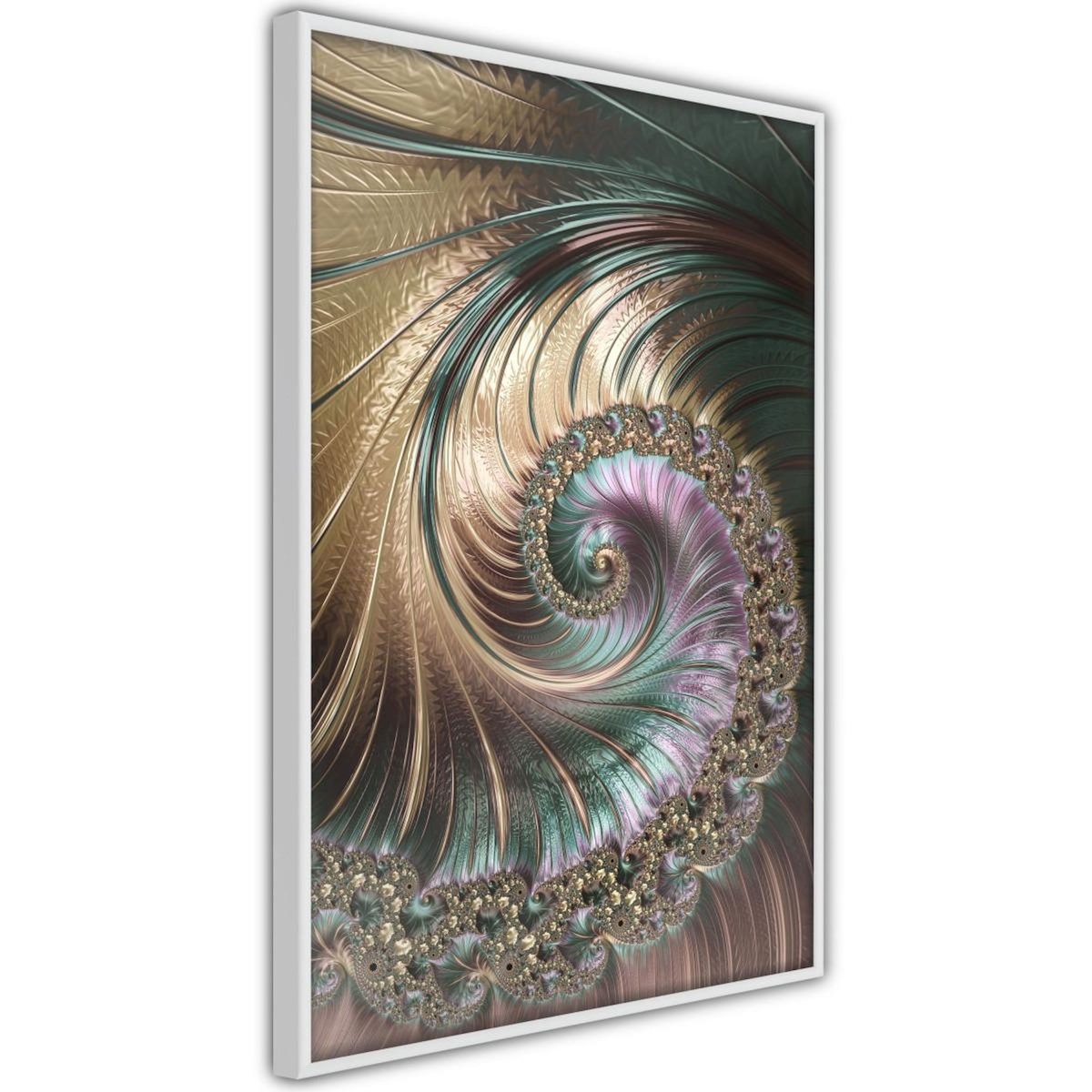 Paris Prix Affiche Murale Encadrée  Iridescent Spiral