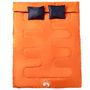 Voir la diapositive 2 : VIDAXL Sac de couchage double et oreillers adultes camping 3 4 saisons