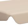 Voir la diapositive 5 : VIDAXL Toit de rechange de balançoire beige 150/130x105/70 cm