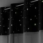 Voir la diapositive 5 : Paris Prix Rideau Voilage Phosphorescent  Moonlight  140x280cm Gris