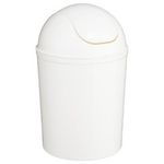 B BASIC & CO Poubelle de Salle de Bain   Essential  7L Blanc