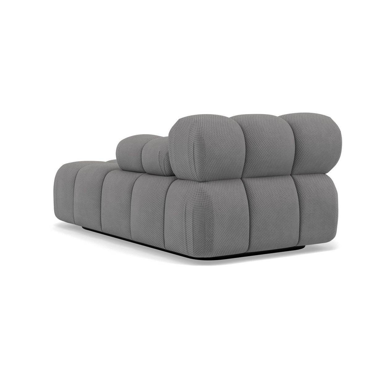 LISA DESIGN Ruby - module d'assise méridienne droite en velours texturé