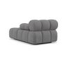 Voir la diapositive 4 : LISA DESIGN Ruby - module d'assise méridienne droite en velours texturé