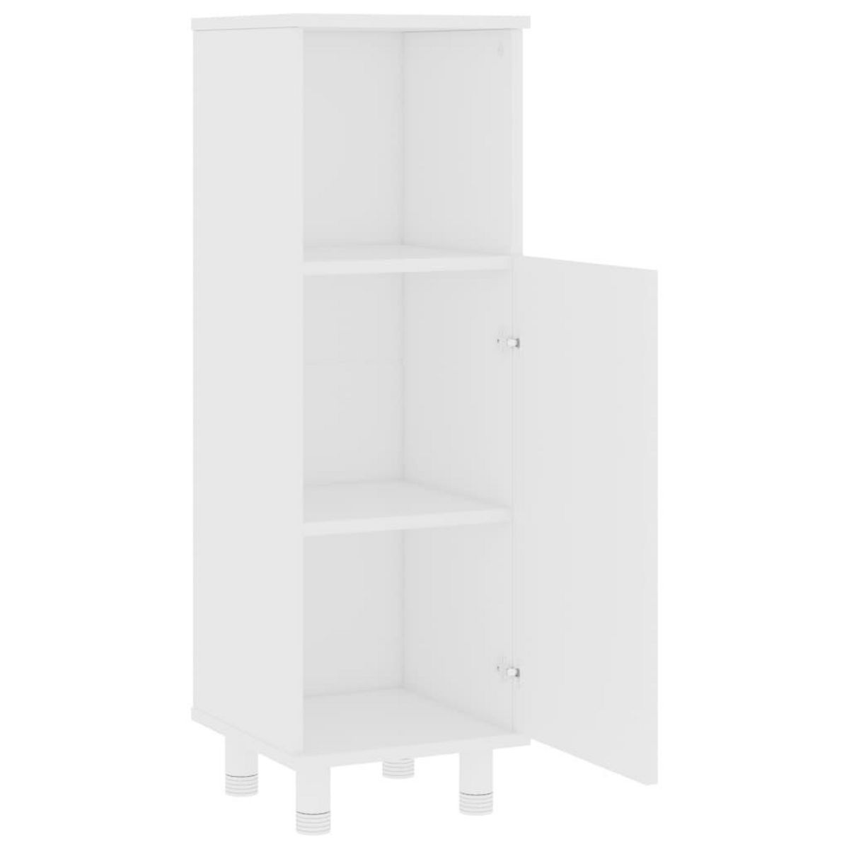 VIDAXL Armoire de salle de bain Blanc 30x30x95 cm Bois d'ingenierie