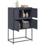 Voir la diapositive 5 : VIDAXL Buffet anthracite 68,5x38,5x107 cm acier