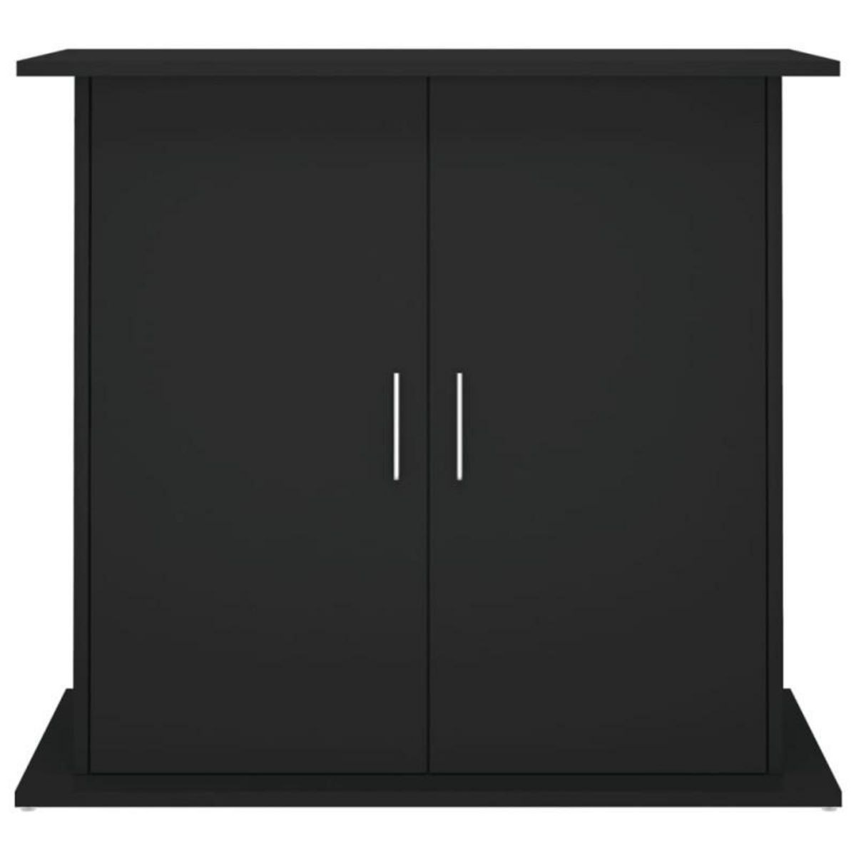 VIDAXL Support pour aquarium noir 81x36x73 cm bois d ingénierie