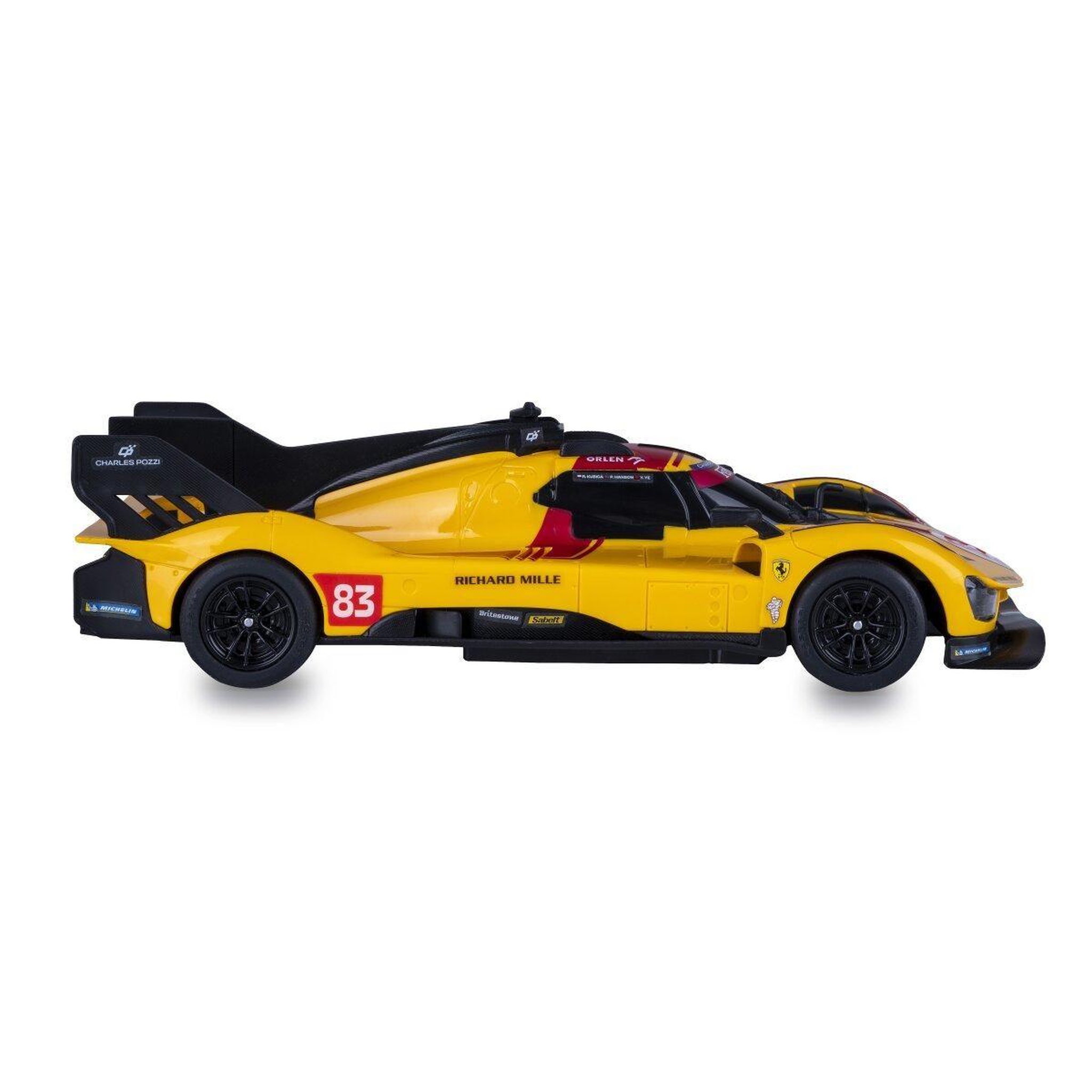 Voir la diapositive 2 : Jamara Voiture télécommandée ferrari 499p-n83 1:24 jaune 2,4ghz