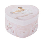 Trousselier Boite a musique Coeur Phosphorescent Ballerine Rose