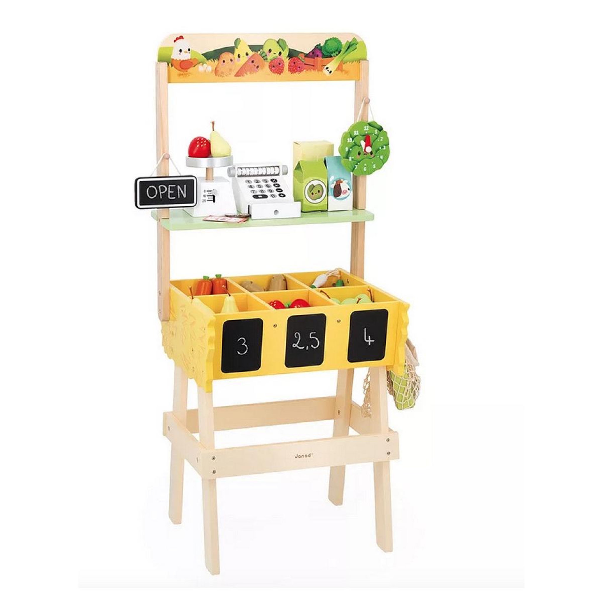 Juratoys-Janod Marchande en bois  Farm Market