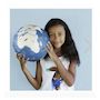Voir la diapositive 3 : PIROUETTE CACAHOUETE Kit creatif globe terrestre -