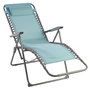 Voir la diapositive 4 : GARDENSTAR Fauteuil de jardin multipostions relax - Acier/textilène - Bleu