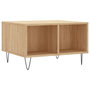Voir la diapositive 2 : VIDAXL Table basse Chene sonoma 60x50x36,5 cm Bois d'ingenierie