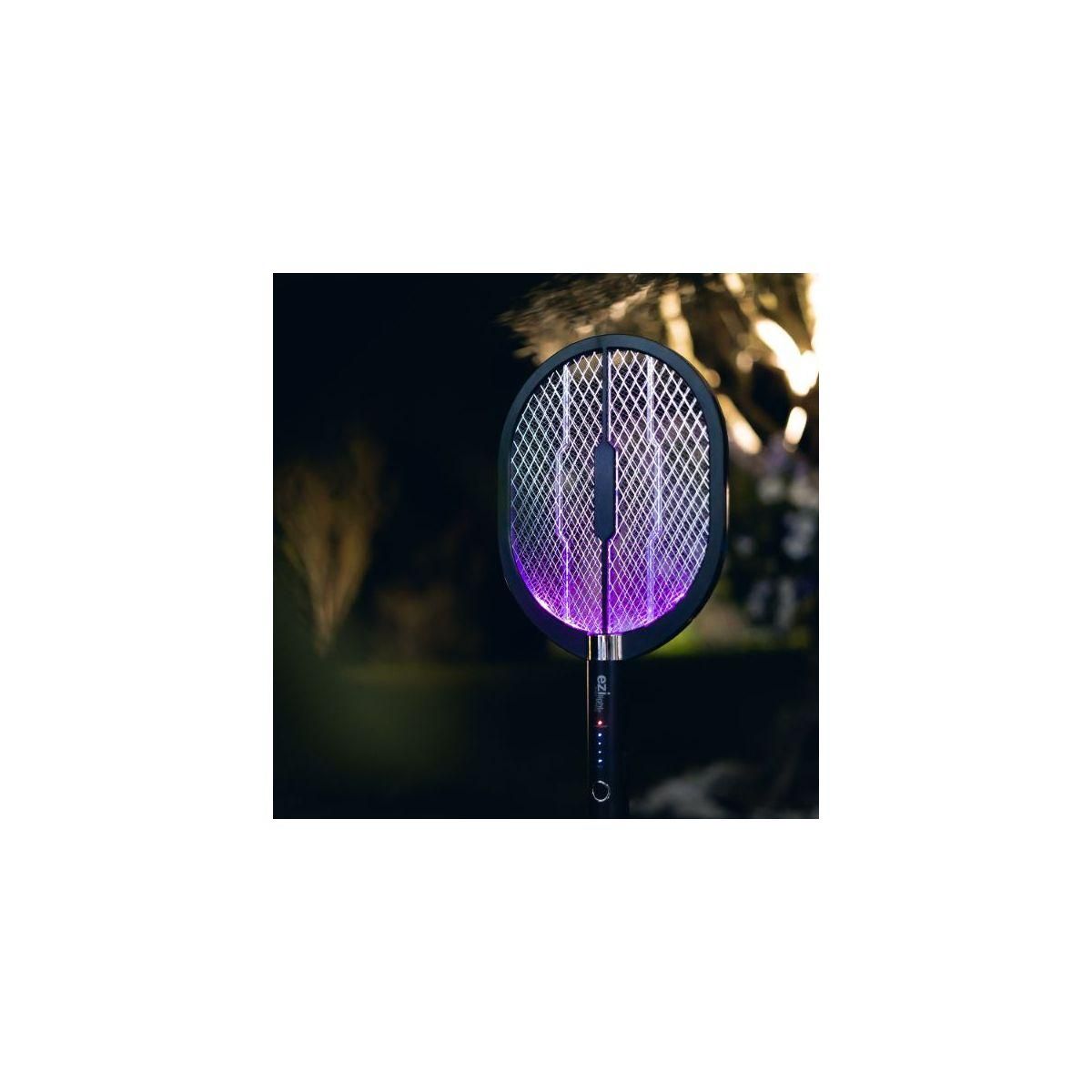 EZILIGHT Raquette à insectes 3000V anti-moustique 2 en 1