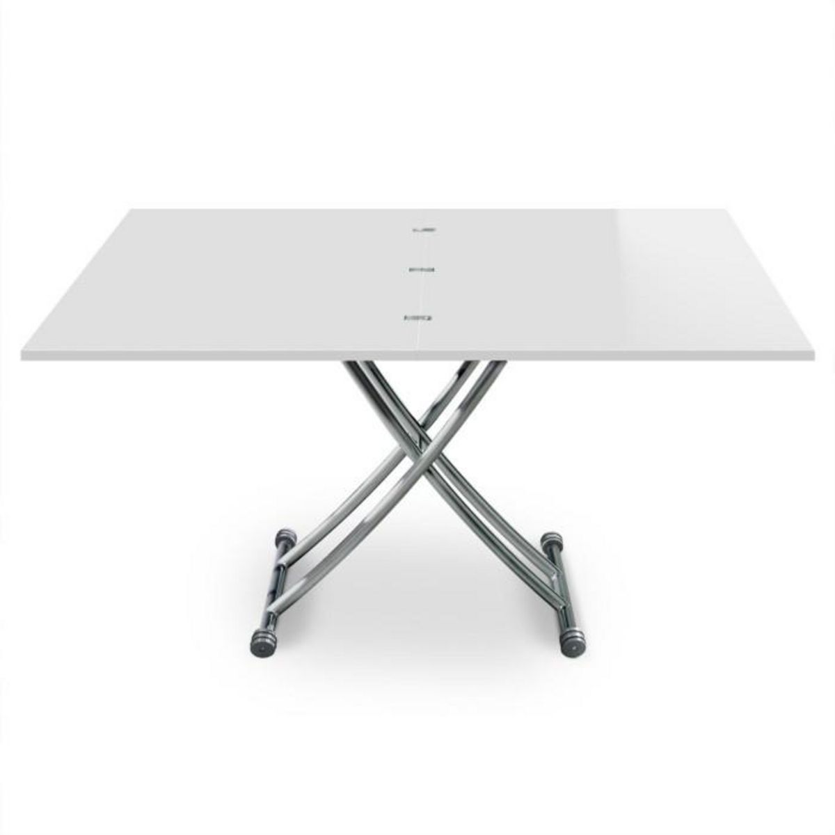 Paris Prix Table Basse Rectangulaire  Higher  150cm Blanc Laqué