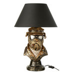 Paris Prix Lampe à Poser Bulldog  Trendy  57cm Marron