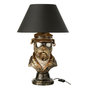 Voir la diapositive 1 : Paris Prix Lampe à Poser Bulldog  Trendy  57cm Marron
