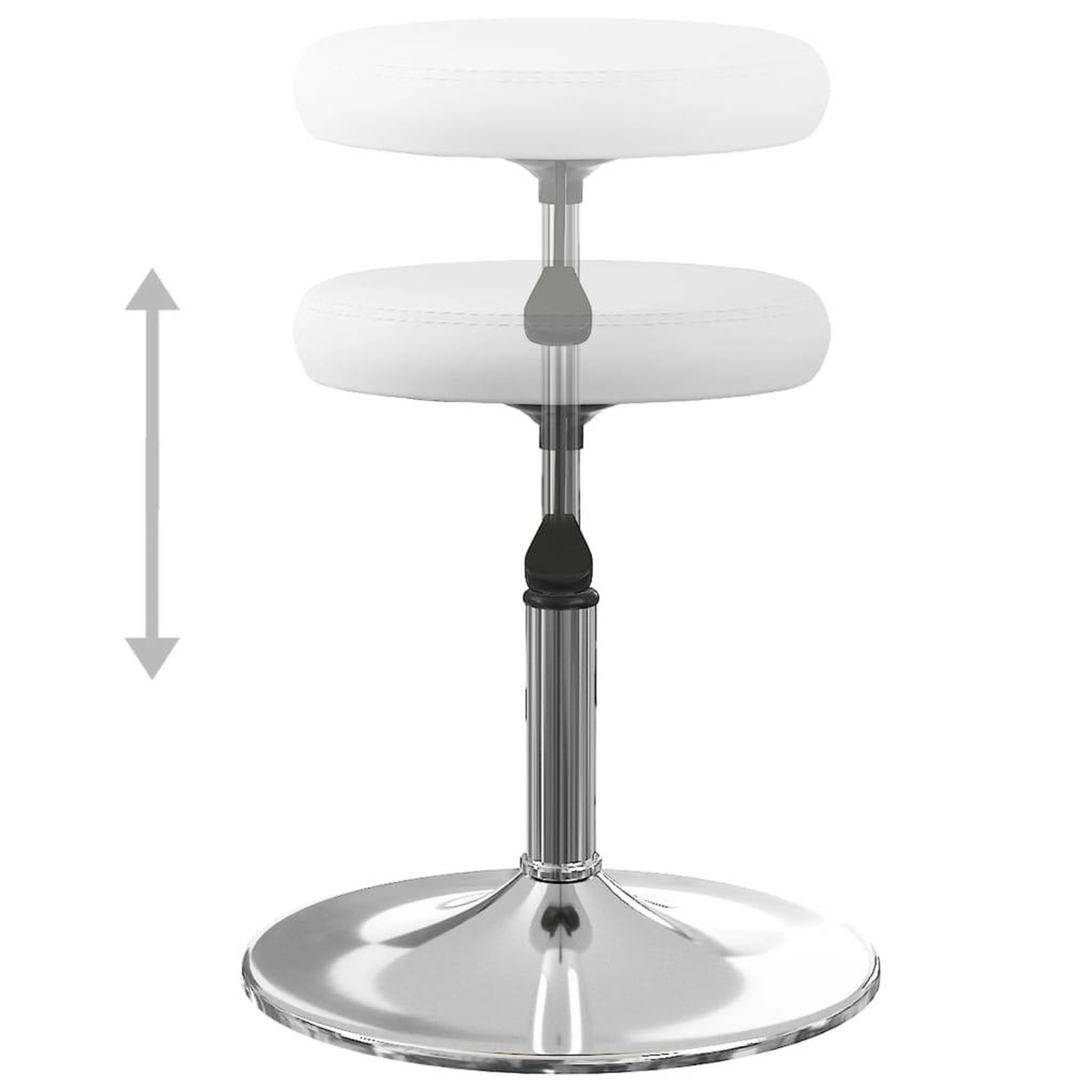 Voir la diapositive 4 : VIDAXL Chaises a manger lot de 6 blanc similicuir