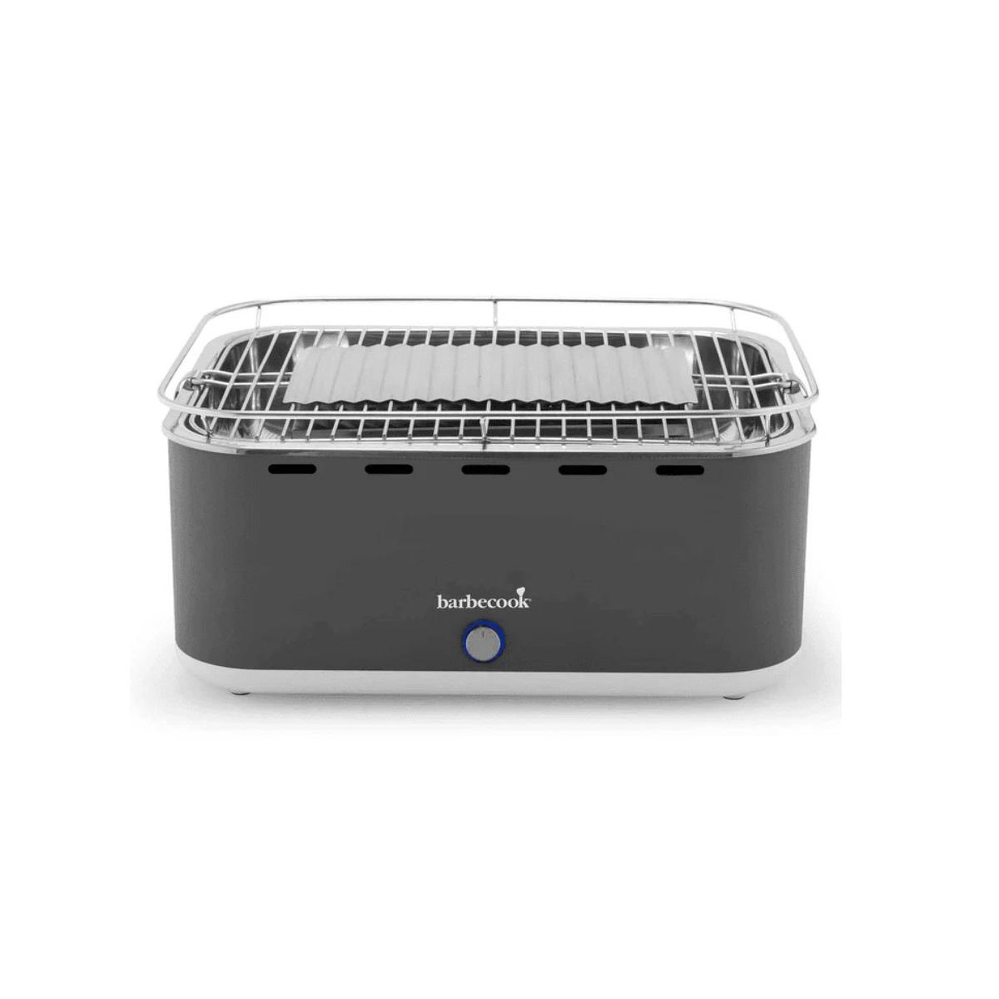 BARBECOOK Barbecue à charbon portable 38.5 x 28.5 gris - carlourbangrey