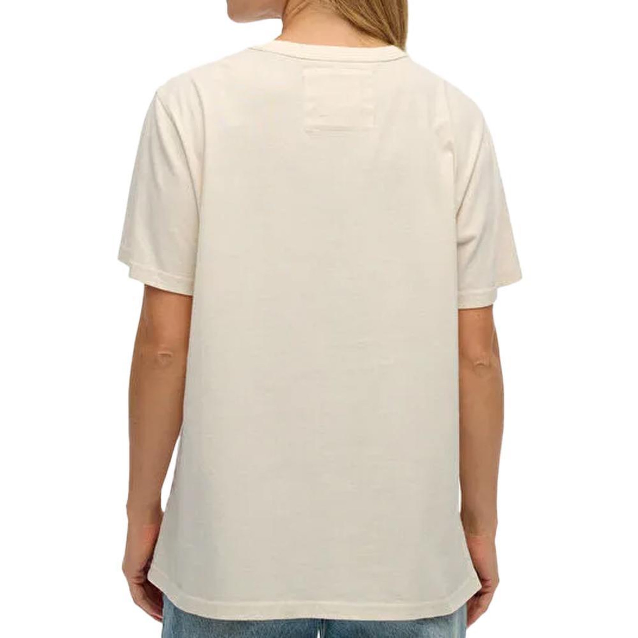 Voir la diapositive 2 : SUPERDRY T-Shirt Blanc Femme Superdry Athletic Tonal