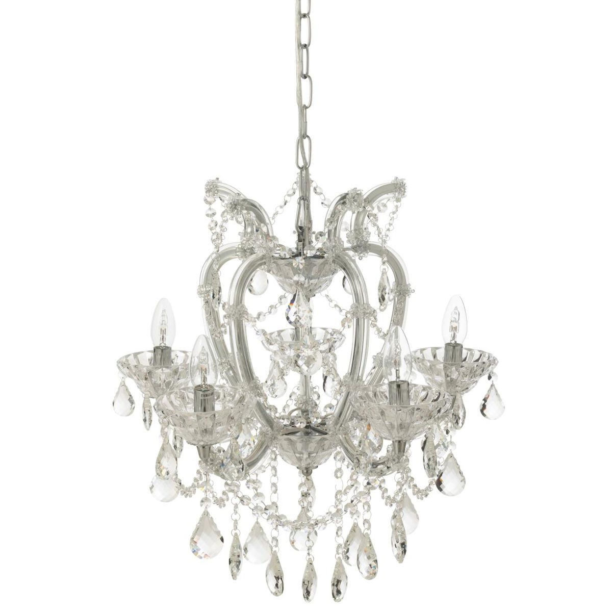 Paris Prix Lustre en Verre  Antique  57cm Transparent