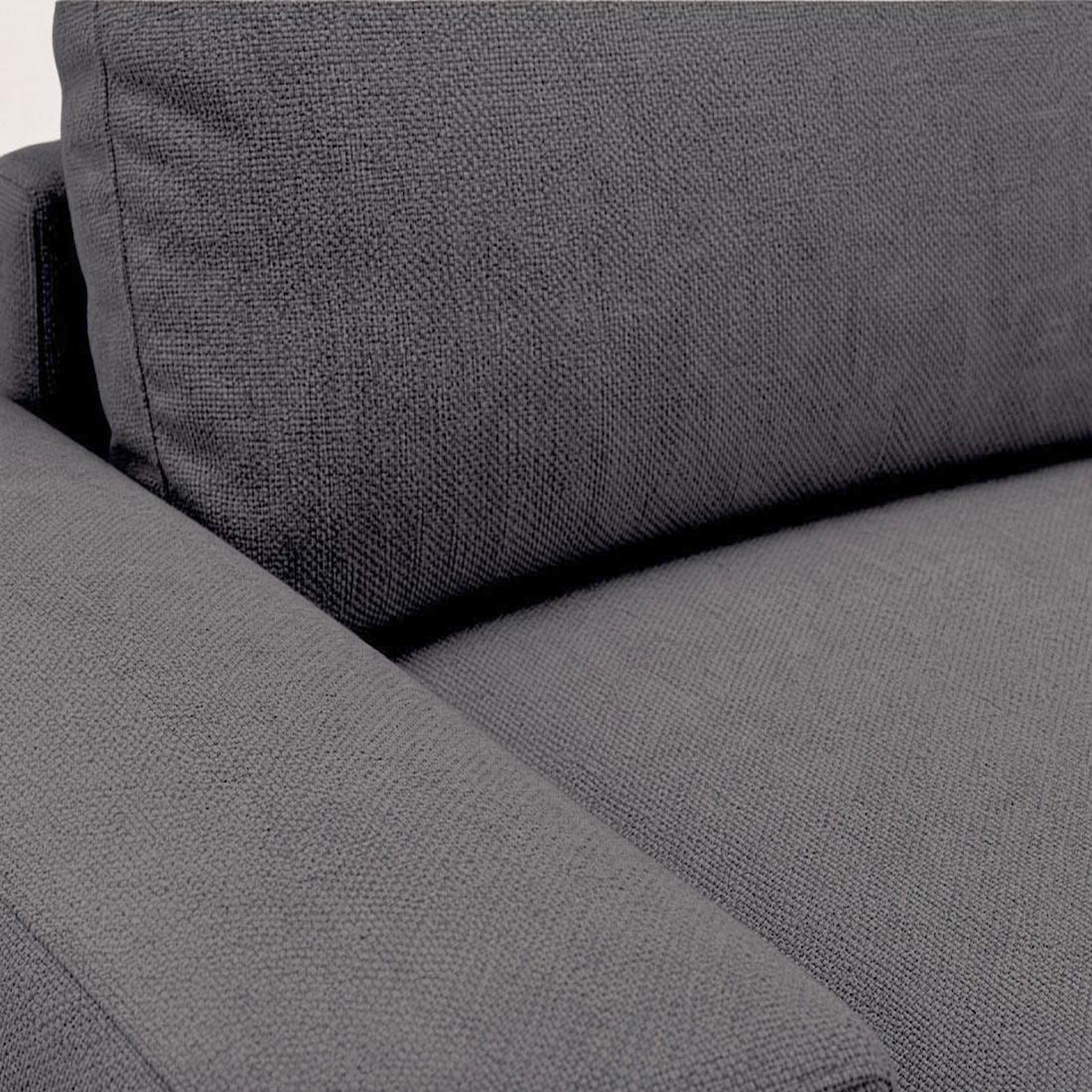 Voir la diapositive 6 : BEST MOBILIER Tama - canapé d'angle gauche 4 places convertible avec coffre en tissu