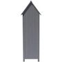 Voir la diapositive 4 : Habitat et Jardin Armoire de jardin  Cabanon  - 77 x 54.5 x 179 cm - Anthracite