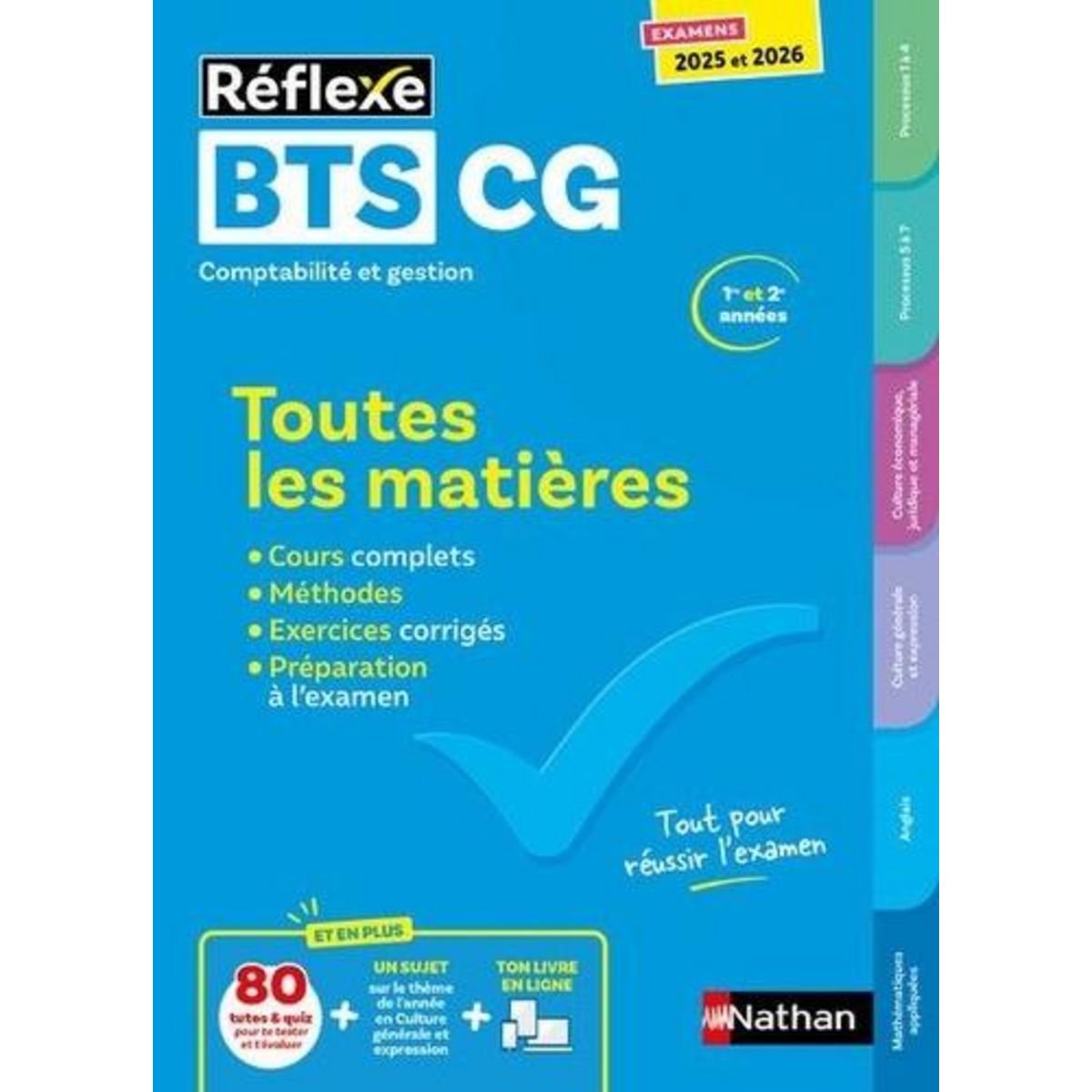 TOUTES LES MATIERES BTS CG 1RE ET 2E ANNEES. EDITION 2025-2026, Besson Pascal