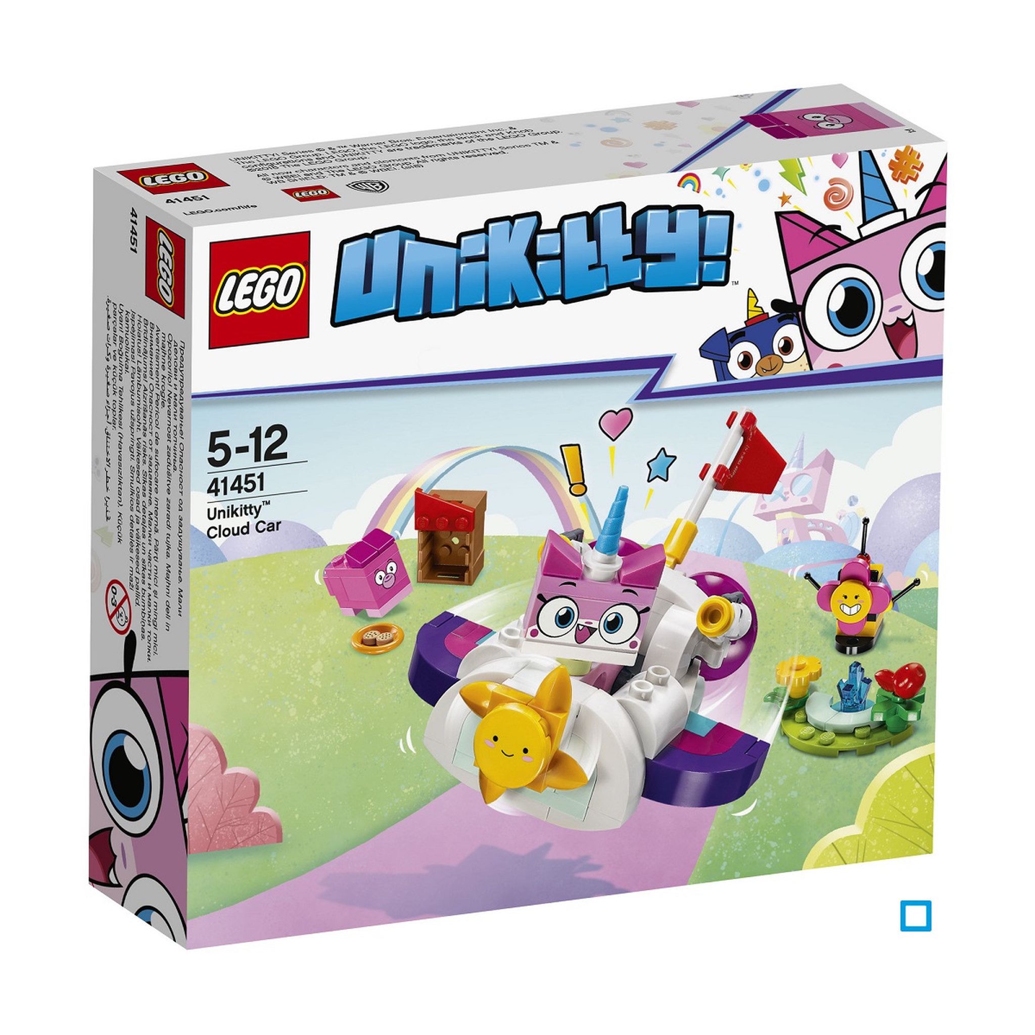 LEGO Unikitty! 41451 - La voiture dans les nuages de Unikitty