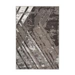 Paris Prix Tapis Vintage à Poils Courts  Esperanto IV  Gris & Crème. Coloris disponibles : Gris