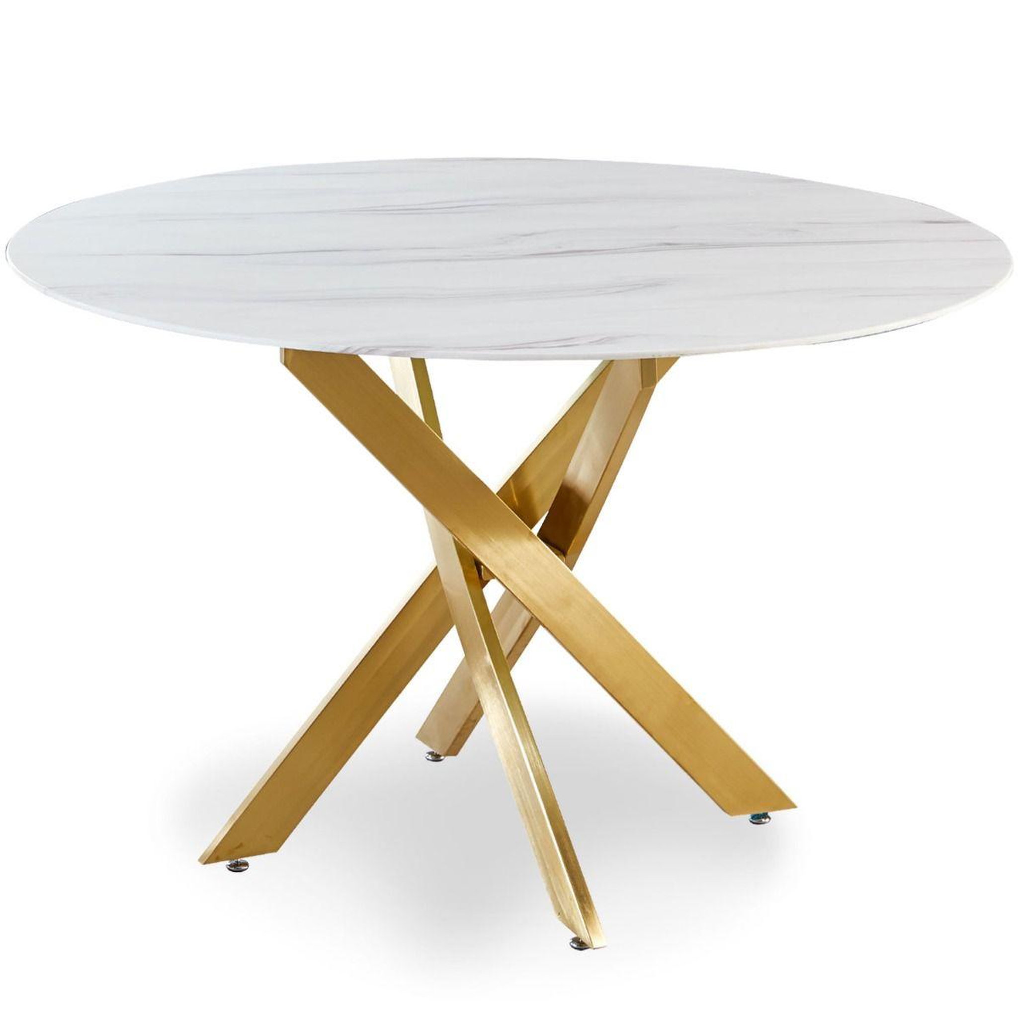 Paris Prix Table de repas ronde  rixa  120cm effet marbre