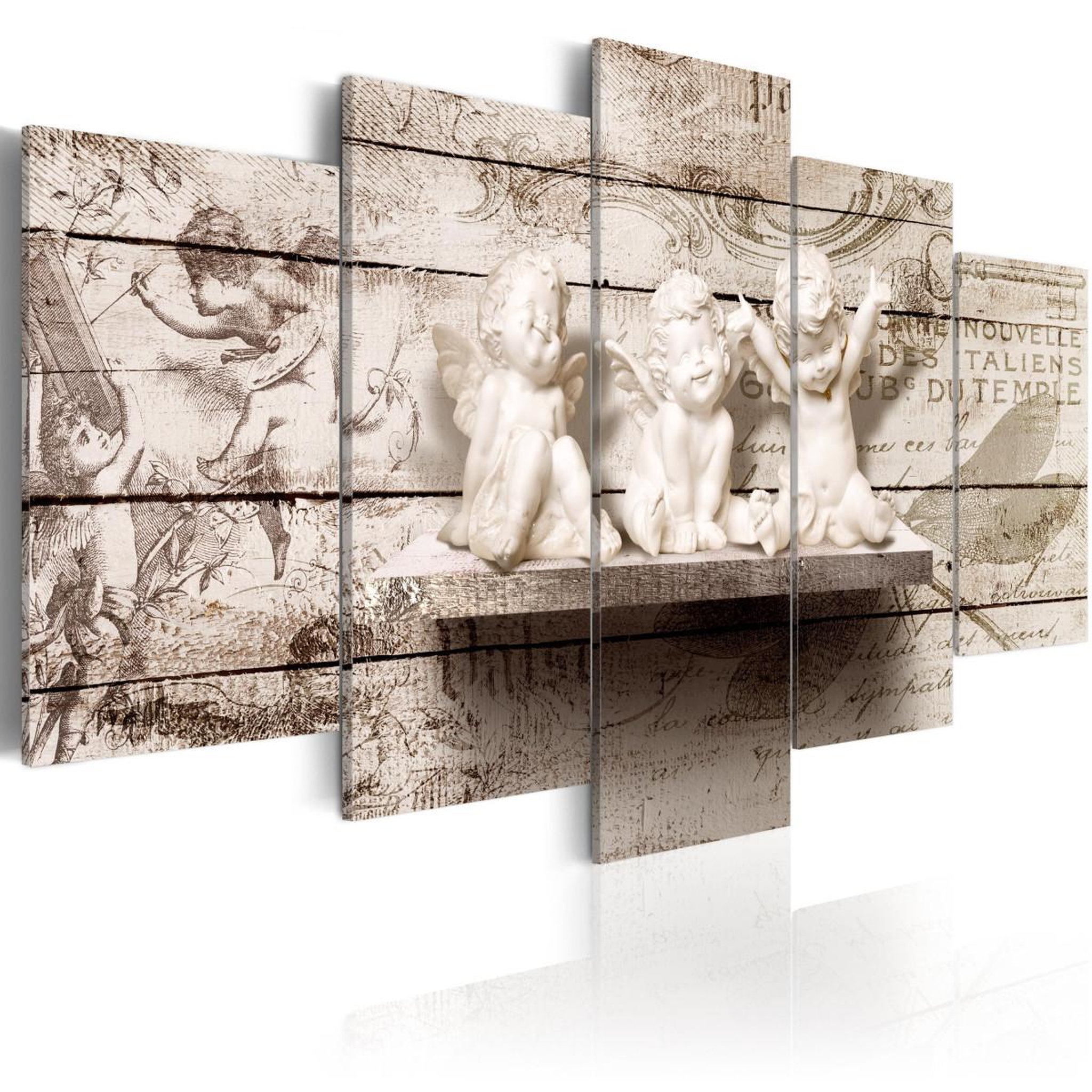 Paris Prix Tableau imprimé  angelic joy. Coloris disponibles : Multicolore