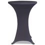 Voir la diapositive 3 : VIDAXL Housse de table extensible 60 cm 2 pcs Anthracite