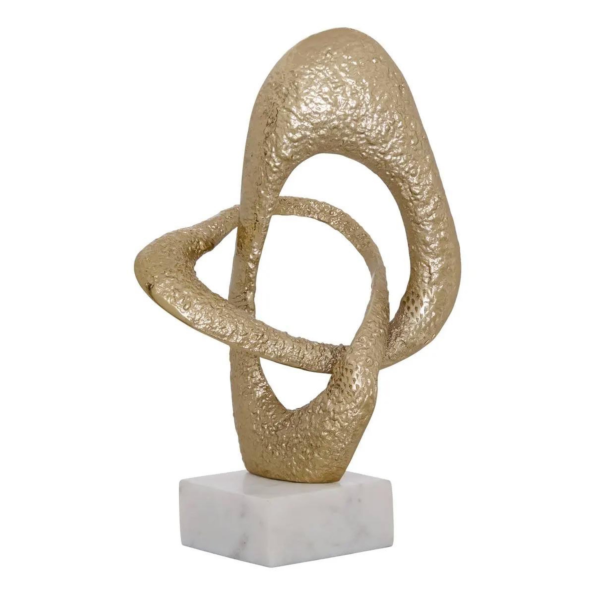 ATMOSPHERA Forme organique déco  dana  34cm doré