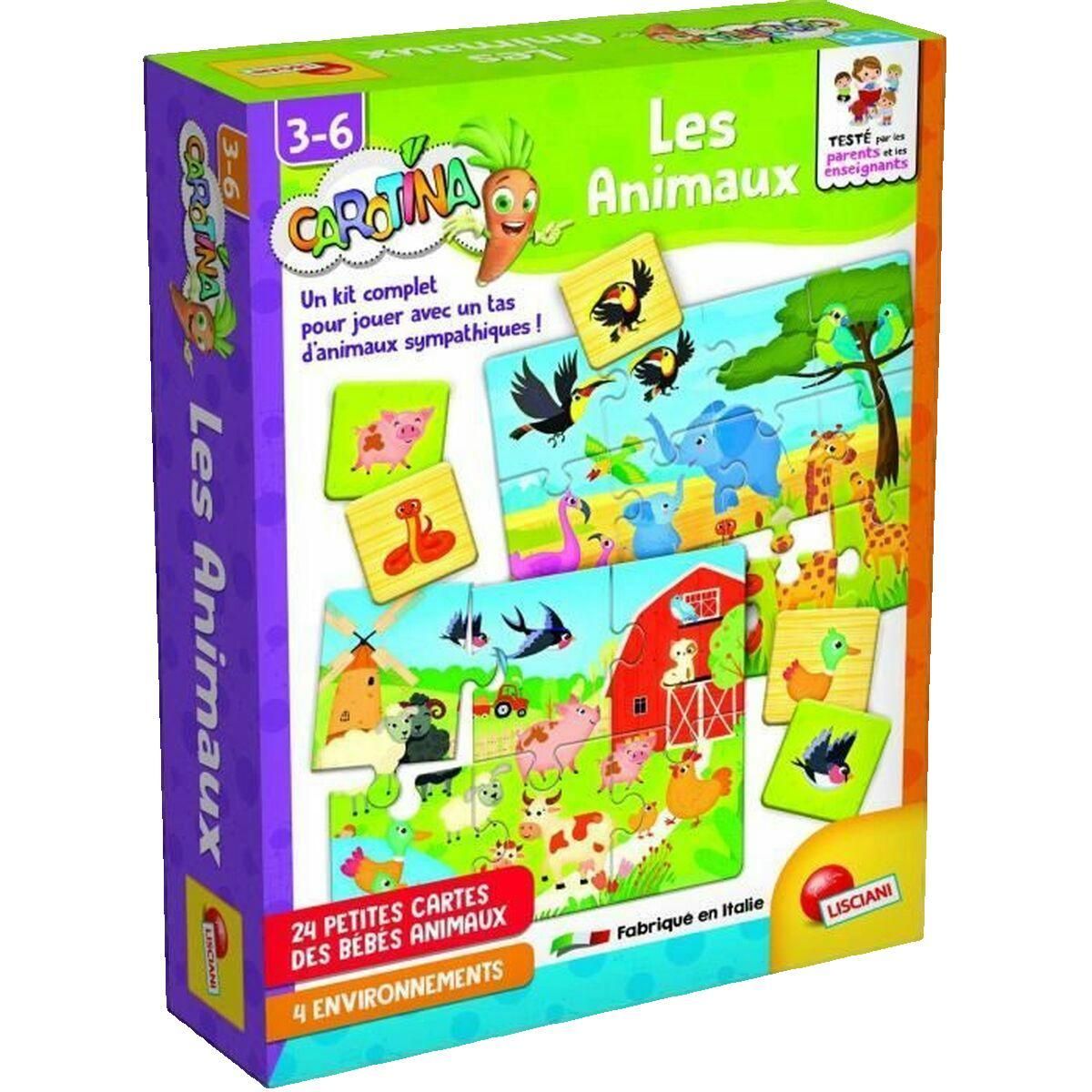 LISCIANI GIOCHI Jeu éducatif Lisciani-Giochi Carotina - Découverte des animaux