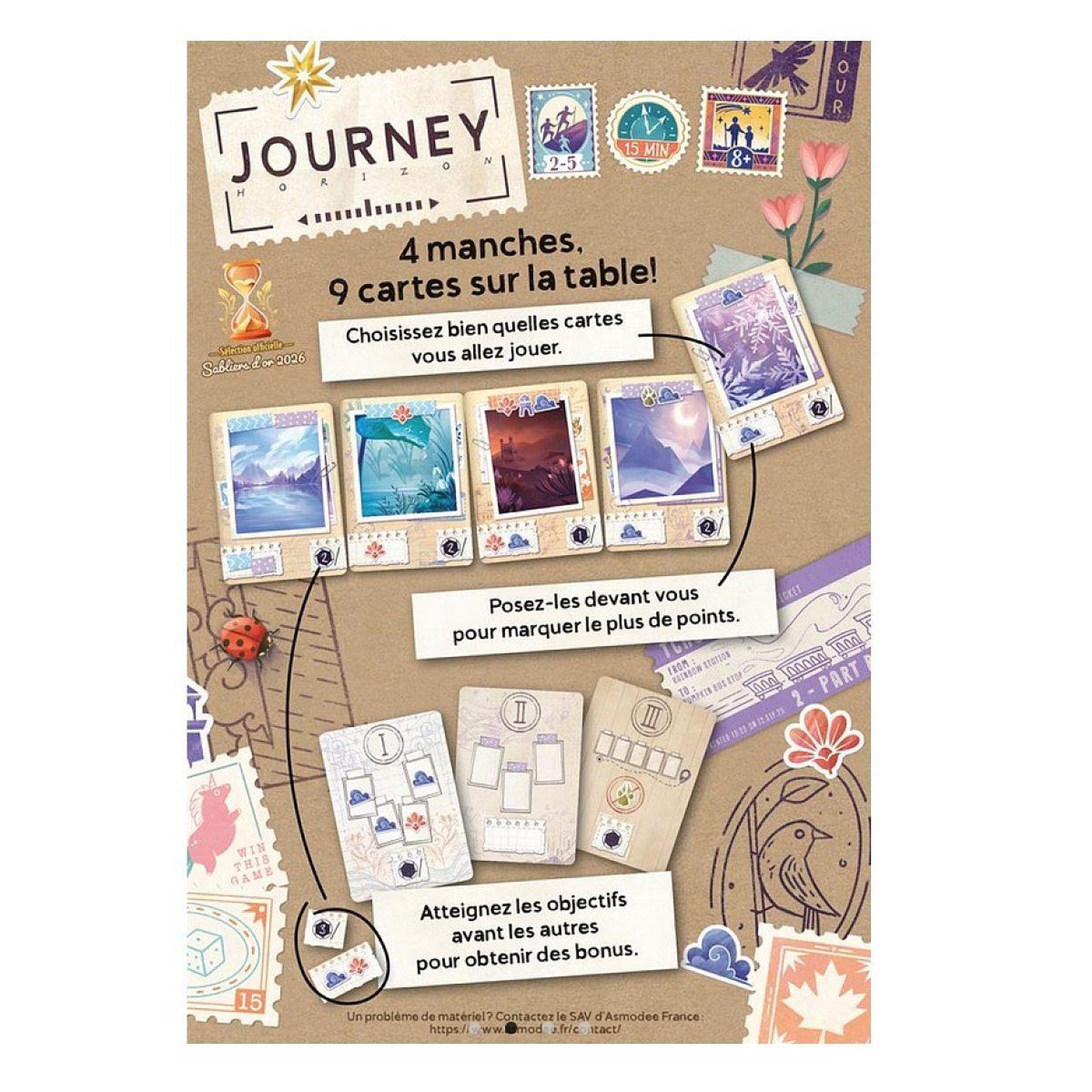 Voir la diapositive 2 : Asmodee Journey Horizon - jeu de cartes
