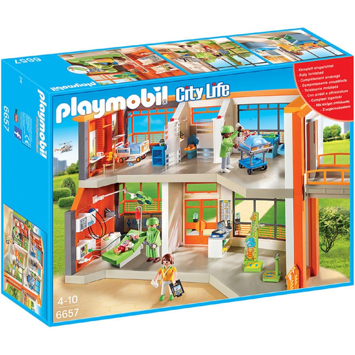PLAYMOBIL 6657 - City life - Hôpital pédiatrique aménagé