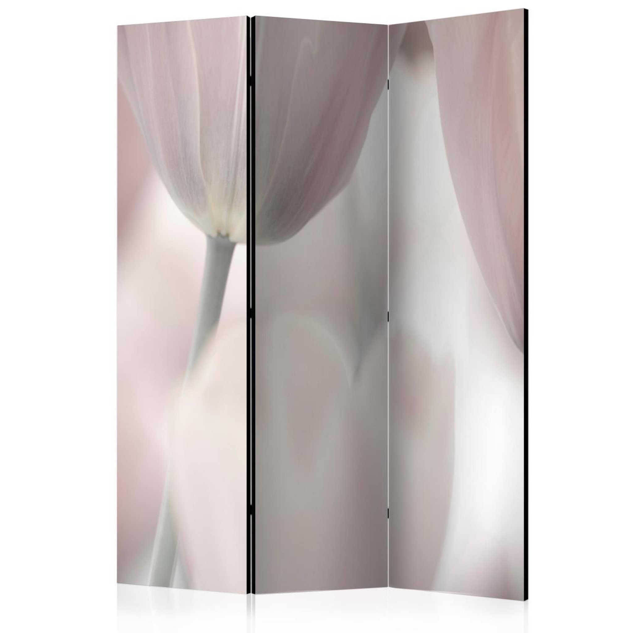 Paris Prix Paravent 3 volets  tulips fine art black & white ii  135x172cm