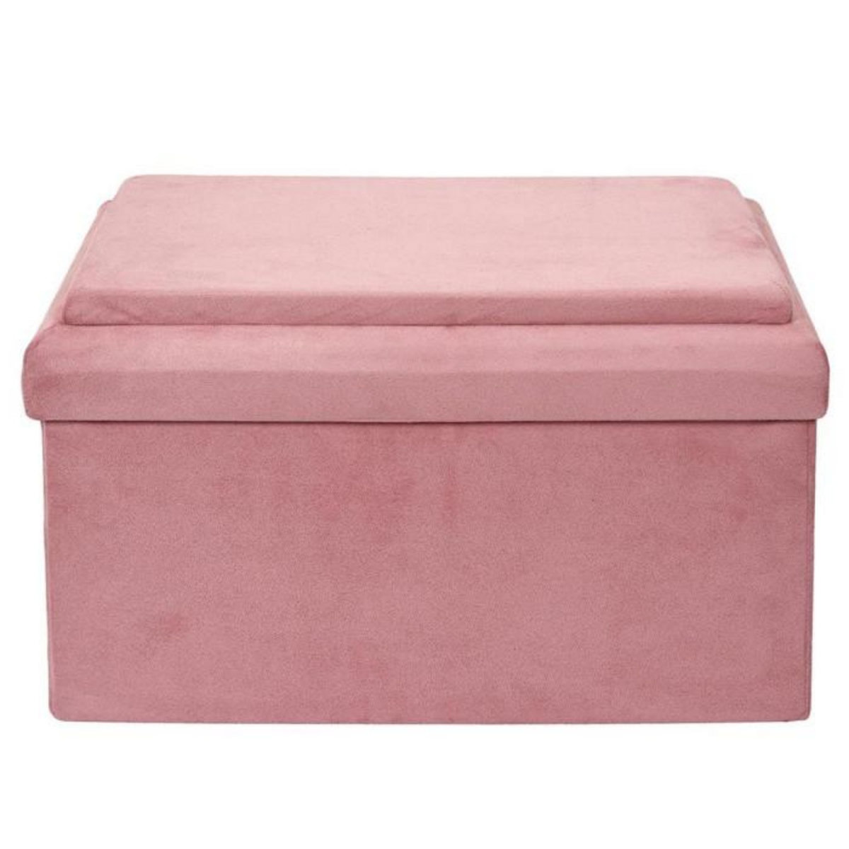 Paris Prix Banc & Coffre Pliable Enfant  Brique  52cm Rose