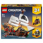 Voir la diapositive 1 : LEGO Creator 31109 Le bateau pirate -  Auberge et Île au Crâne, Jouet Créatif 3 en 1, pour Enfants de 9 Ans et Plus