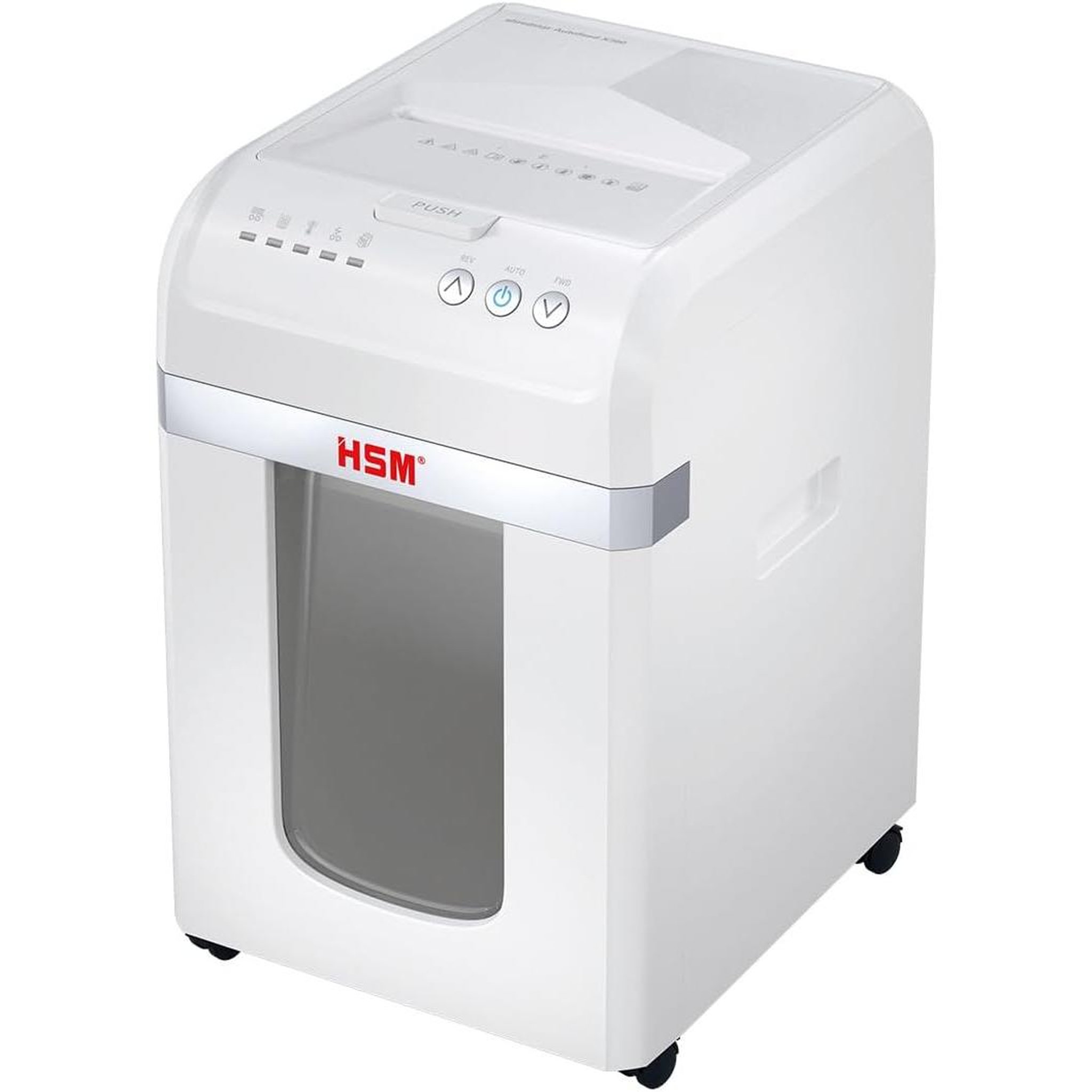 Voir la diapositive 1 : Hsm Destructeur de documents 300 feuilles coupe en particules 4x12mm - 1037111